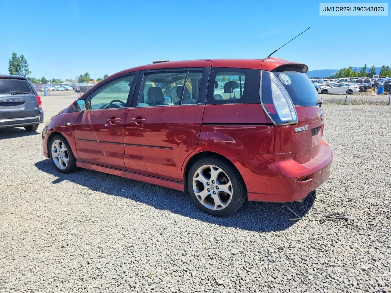 2009 Mazda 5 VIN: JM1CR29L390343023 Lot: 57543586