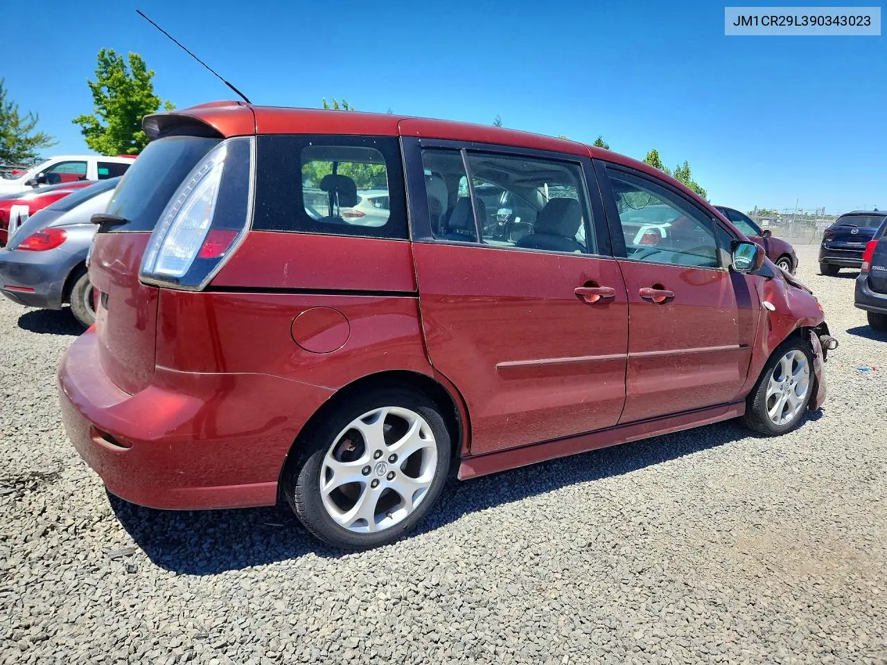 2009 Mazda 5 VIN: JM1CR29L390343023 Lot: 57543586