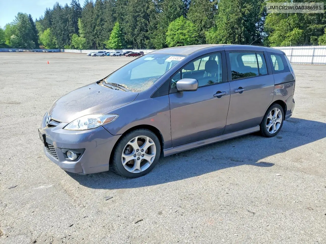 2010 Mazda 5 VIN: JM1CR2WL0A0386985 Lot: 52104826