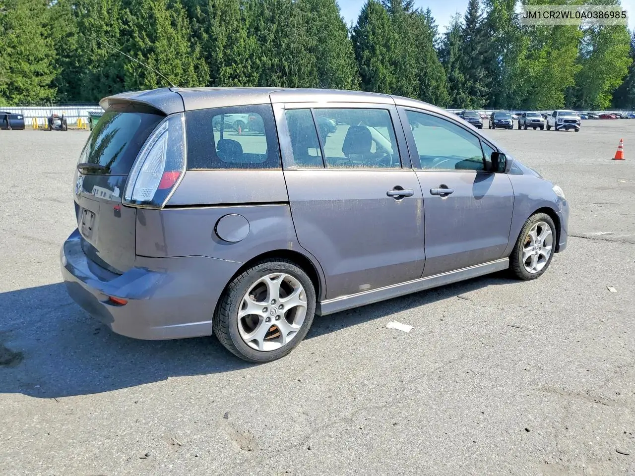 2010 Mazda 5 VIN: JM1CR2WL0A0386985 Lot: 52104826