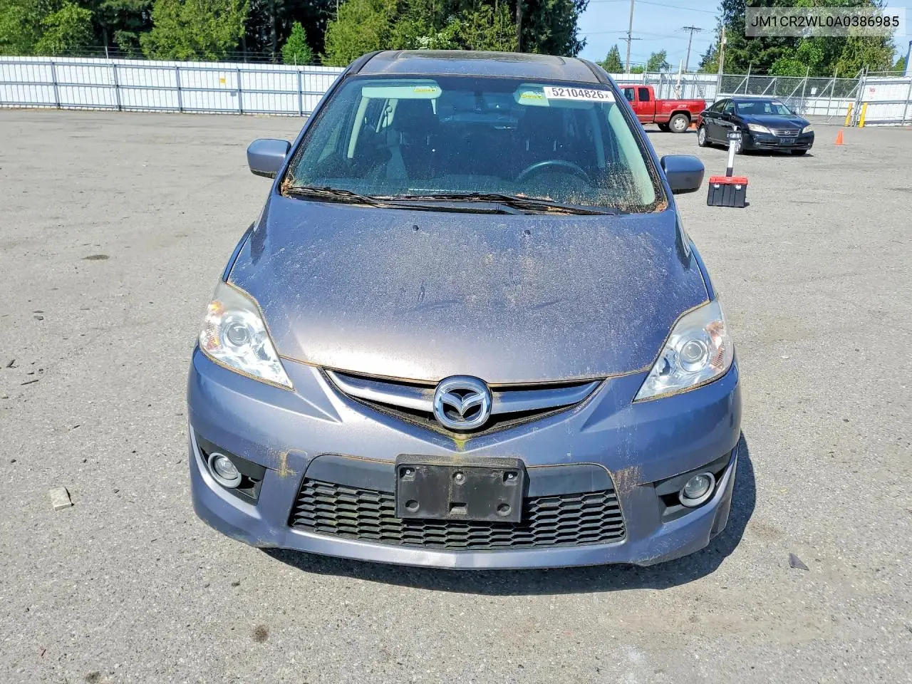 2010 Mazda 5 VIN: JM1CR2WL0A0386985 Lot: 52104826