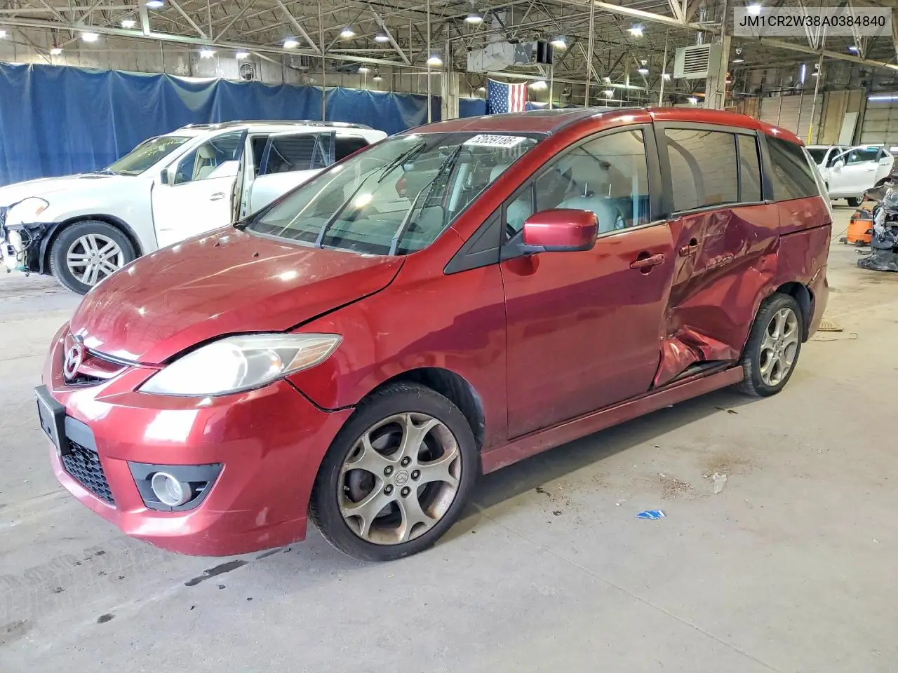 2010 Mazda 5 VIN: JM1CR2W38A0384840 Lot: 52659186