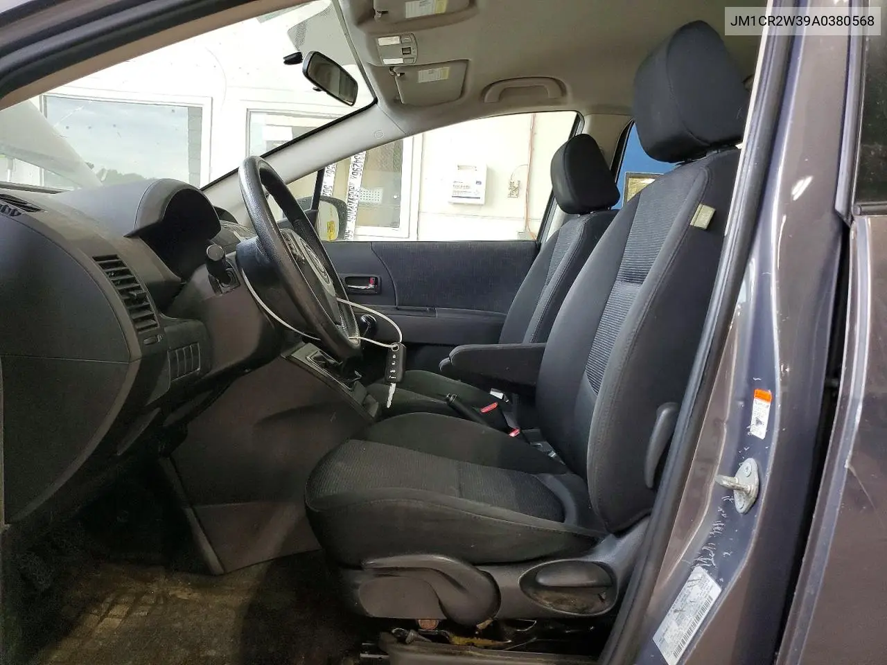 2010 Mazda 5 VIN: JM1CR2W39A0380568 Lot: 56240376