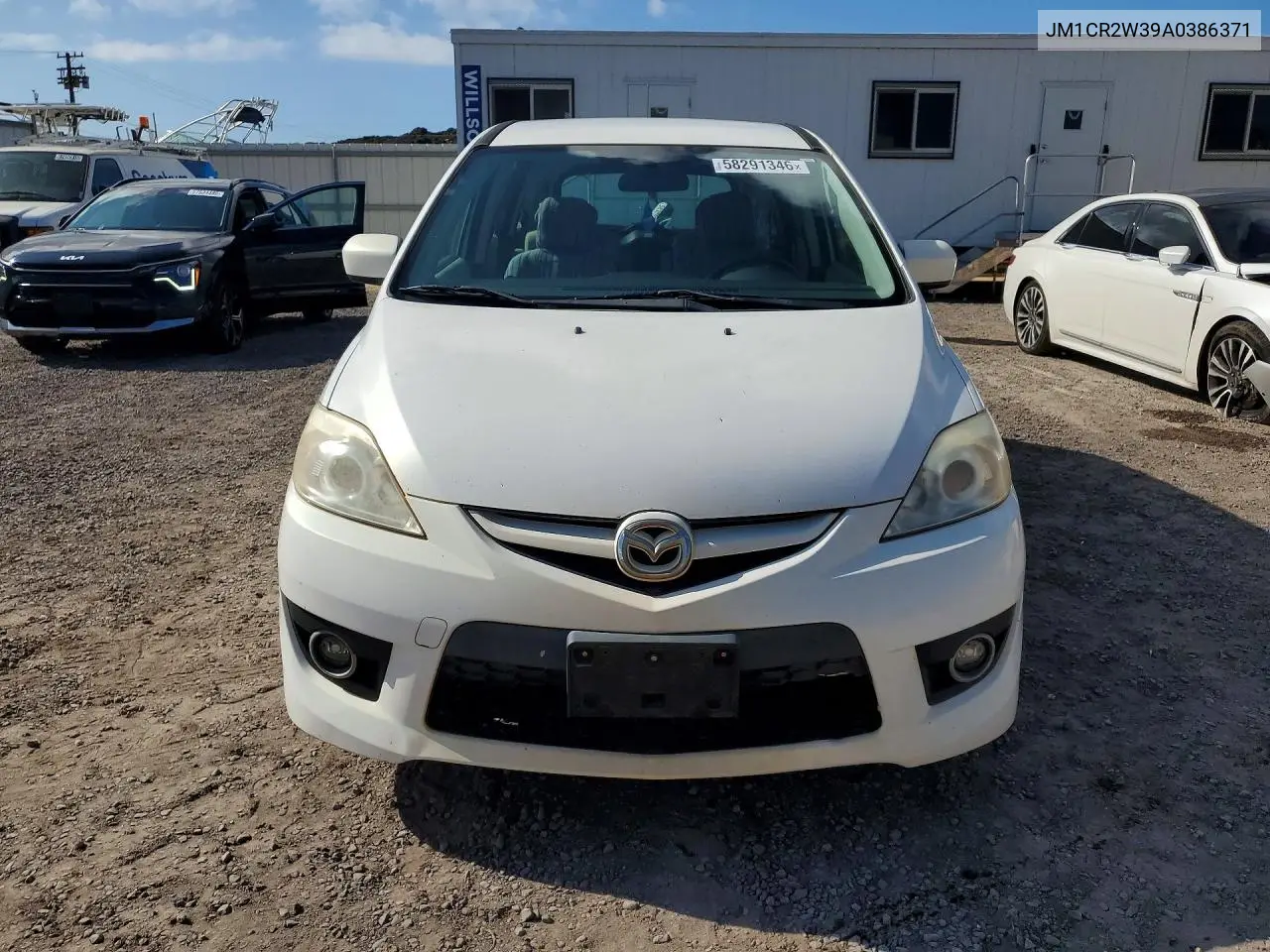 2010 Mazda 5 VIN: JM1CR2W39A0386371 Lot: 58291346