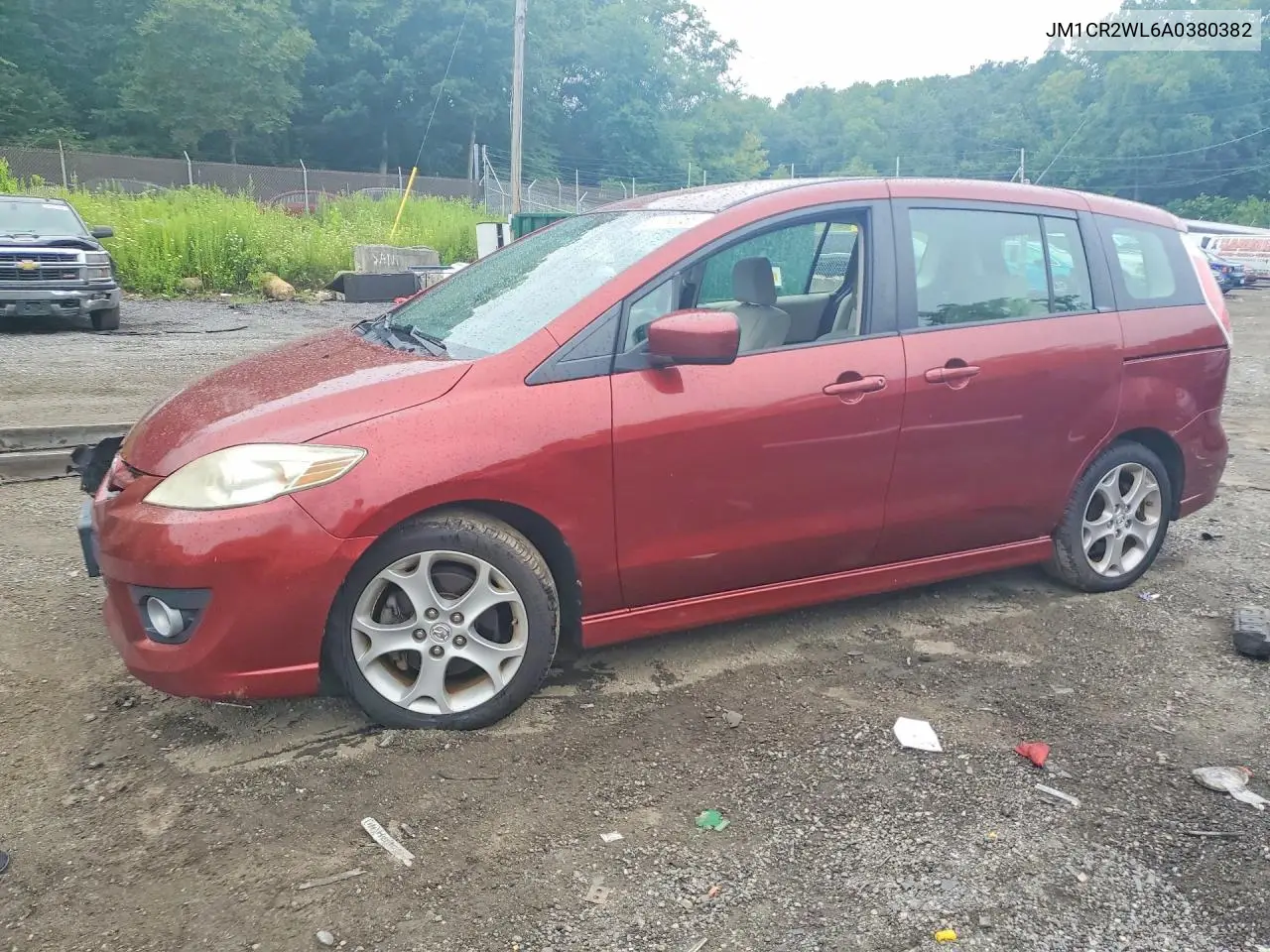 2010 Mazda 5 VIN: JM1CR2WL6A0380382 Lot: 60066386