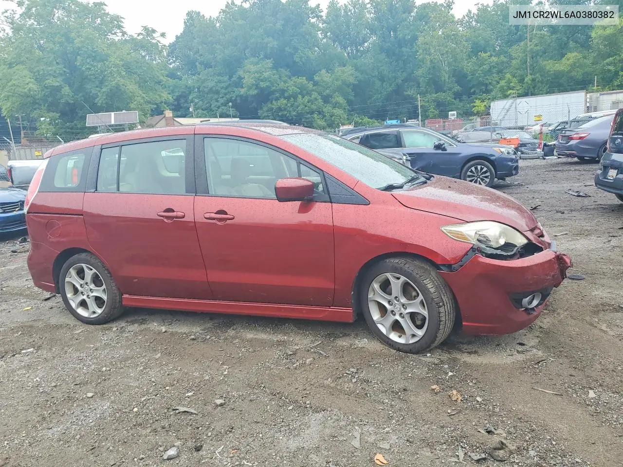 2010 Mazda 5 VIN: JM1CR2WL6A0380382 Lot: 60066386