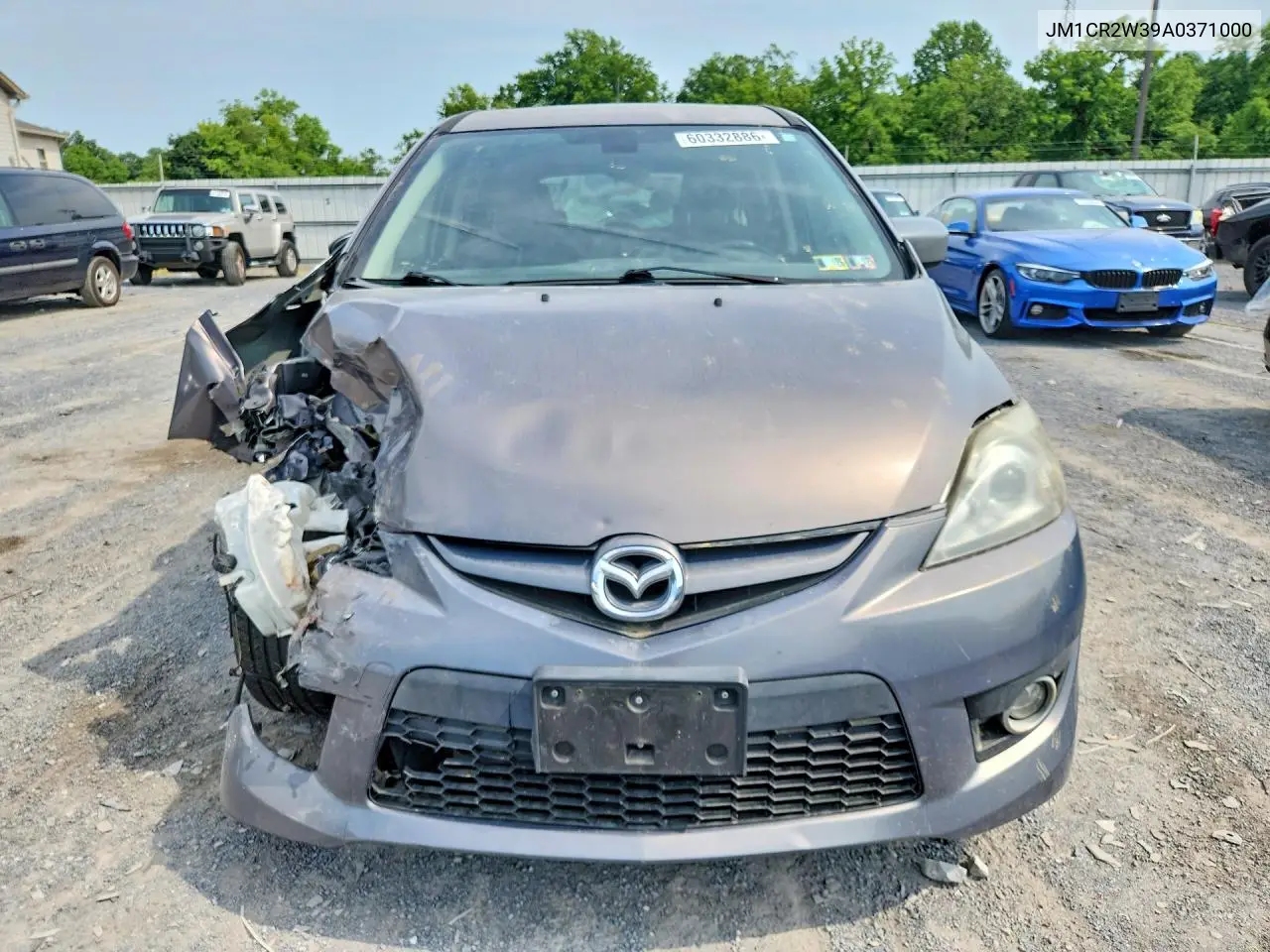 2010 Mazda 5 VIN: JM1CR2W39A0371000 Lot: 60332886