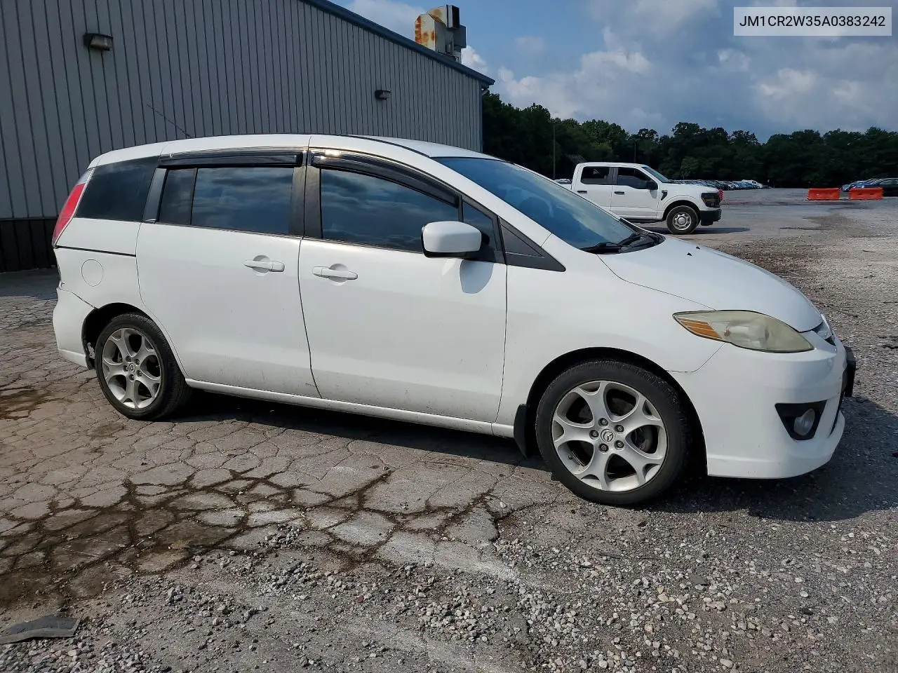 2010 Mazda 5 VIN: JM1CR2W35A0383242 Lot: 62137486