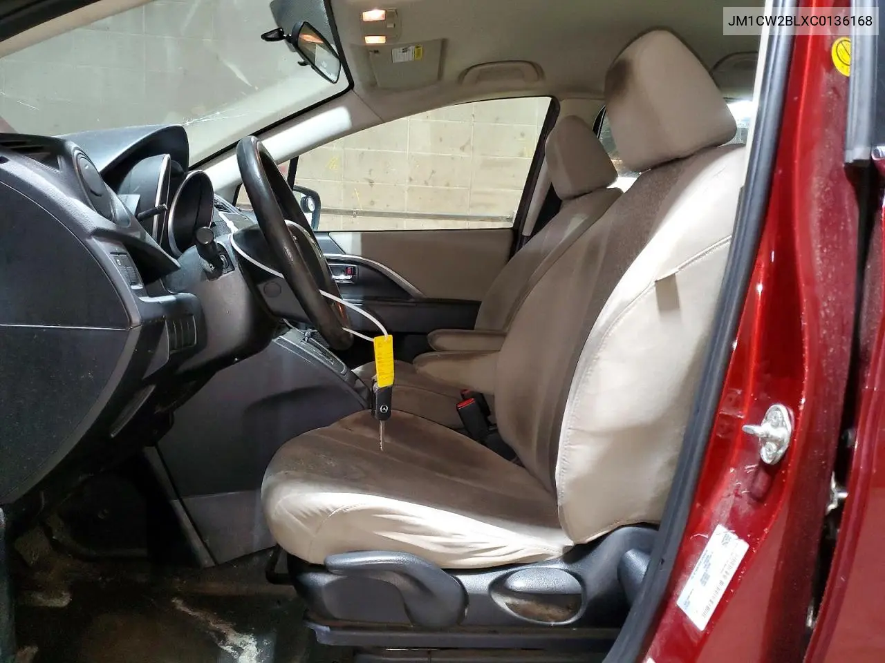 2012 Mazda 5 VIN: JM1CW2BLXC0136168 Lot: 49861646