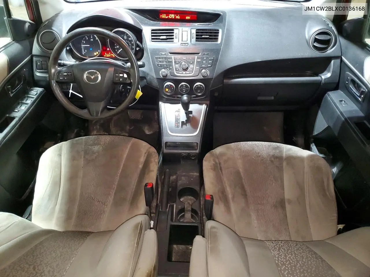 2012 Mazda 5 VIN: JM1CW2BLXC0136168 Lot: 49861646