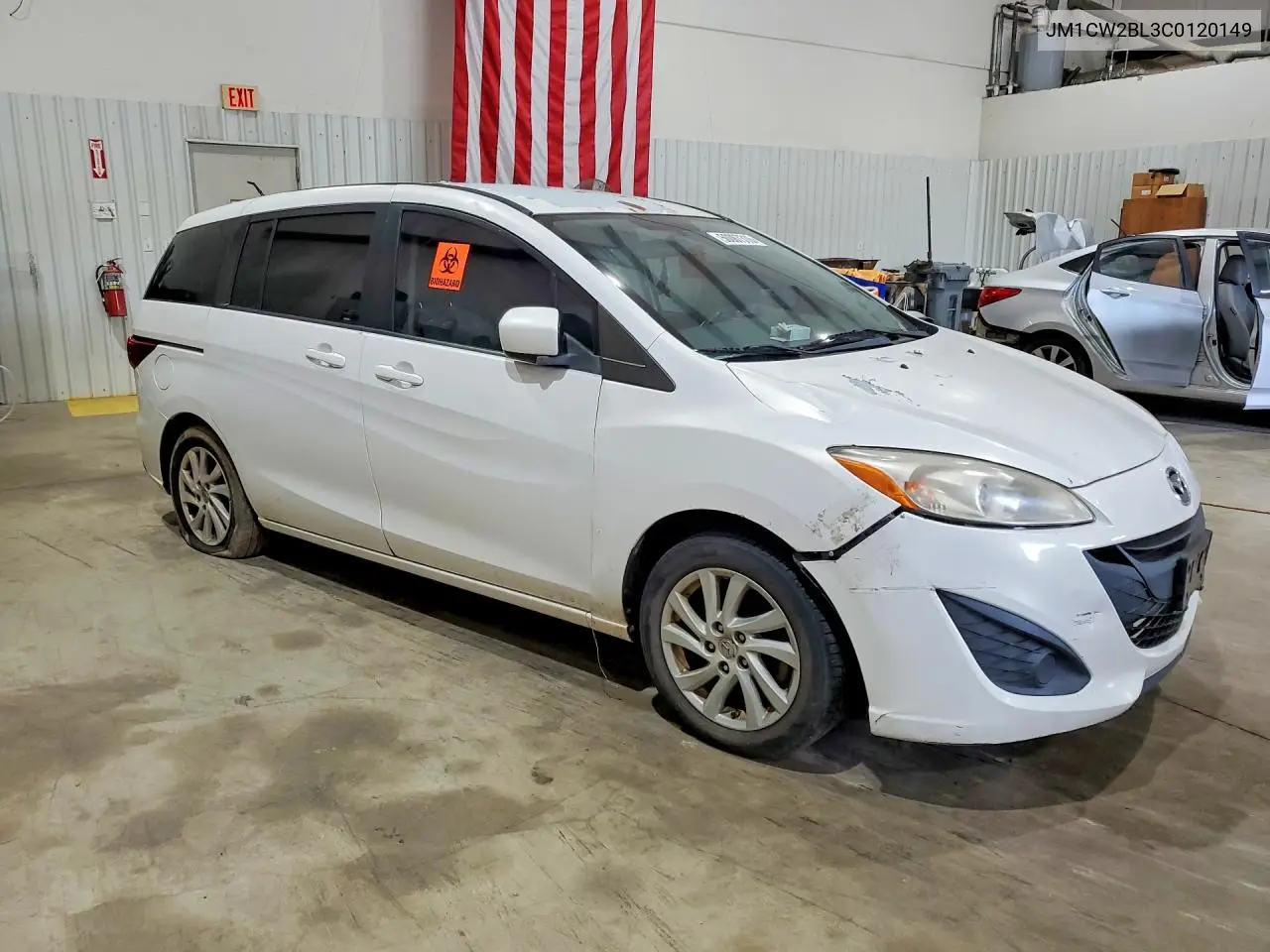 2012 Mazda 5 VIN: JM1CW2BL3C0120149 Lot: 50067316
