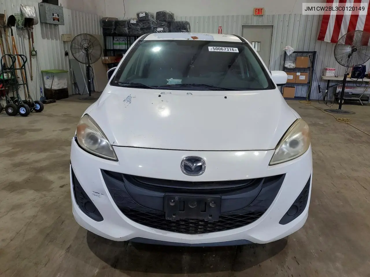 2012 Mazda 5 VIN: JM1CW2BL3C0120149 Lot: 50067316