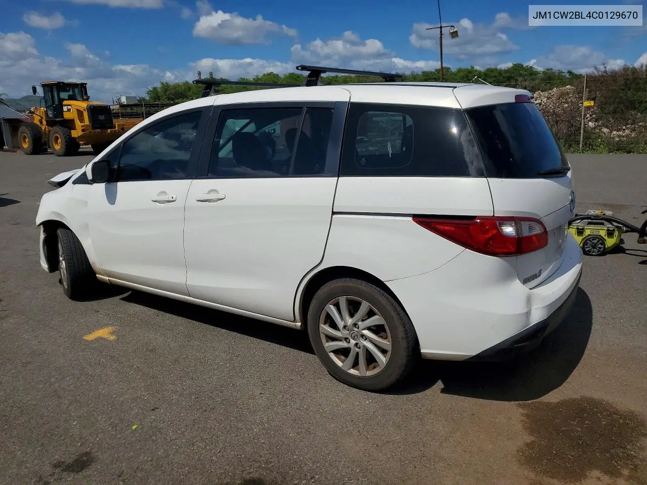 2012 Mazda 5 VIN: JM1CW2BL4C0129670 Lot: 53529566