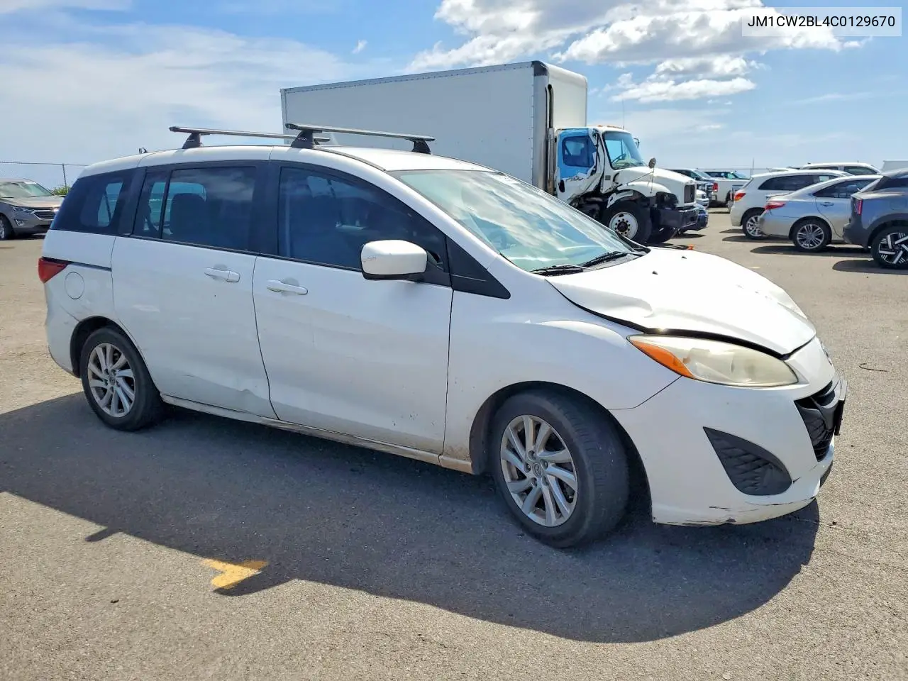 2012 Mazda 5 VIN: JM1CW2BL4C0129670 Lot: 53529566