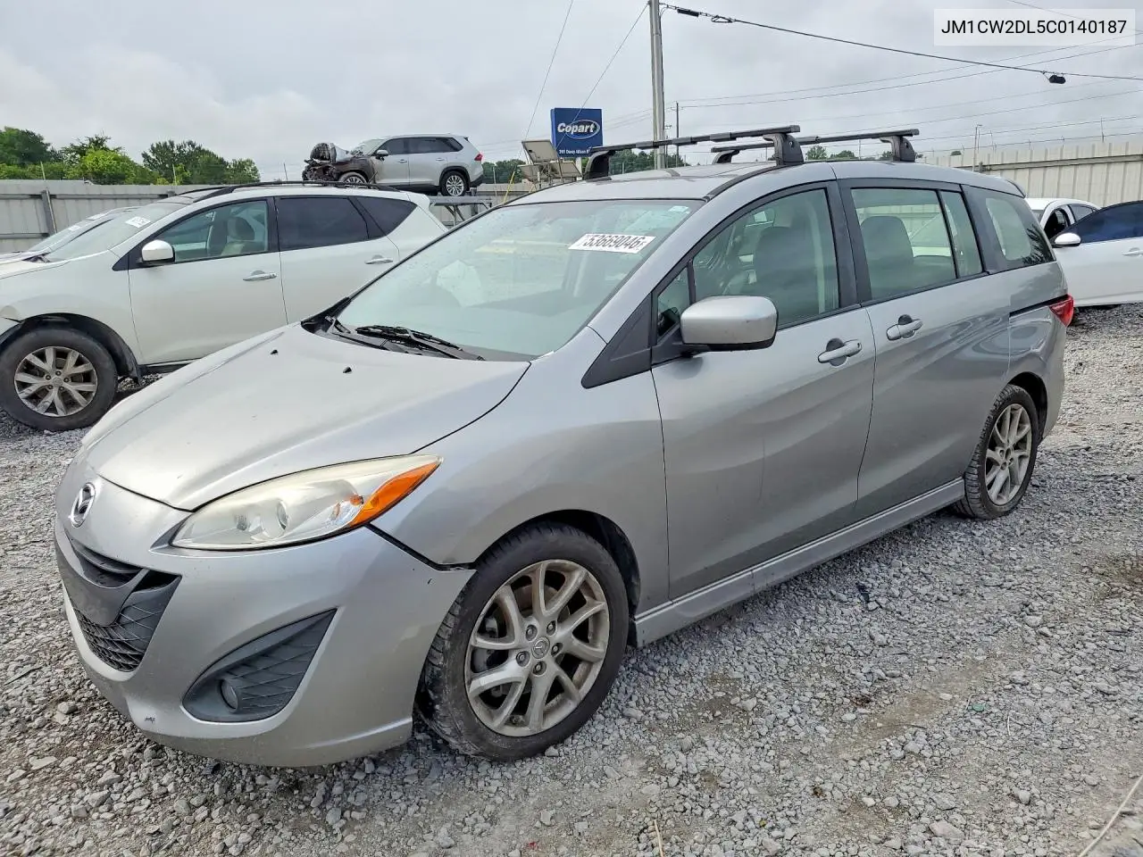 2012 Mazda 5 VIN: JM1CW2DL5C0140187 Lot: 53669046