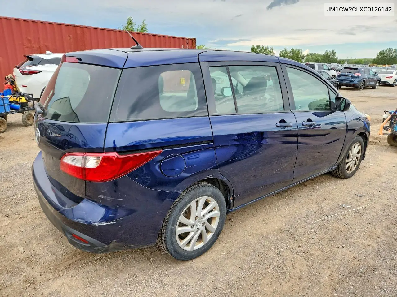 2012 Mazda 5 VIN: JM1CW2CLXC0126142 Lot: 55496766