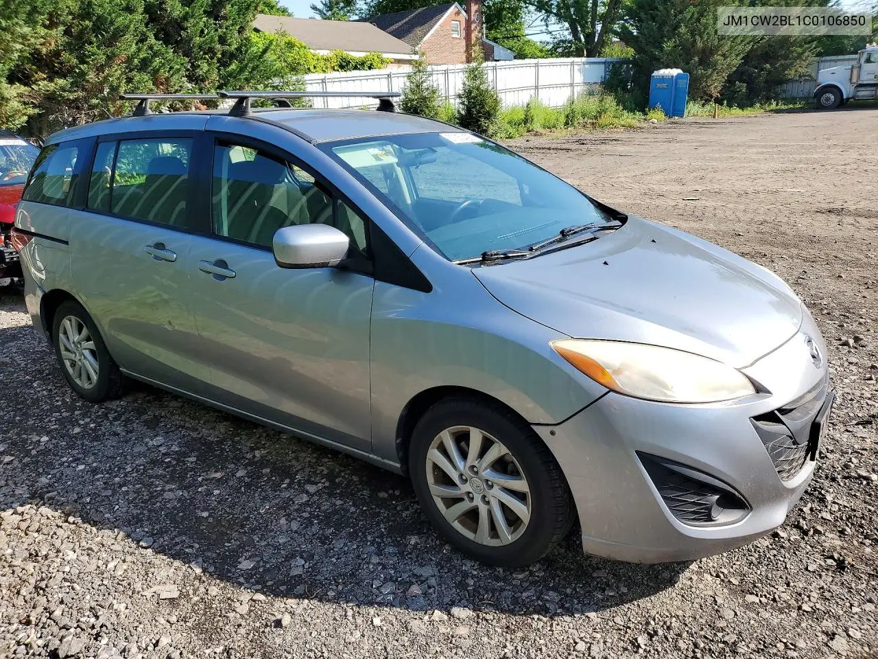 2012 Mazda 5 VIN: JM1CW2BL1C0106850 Lot: 57053426