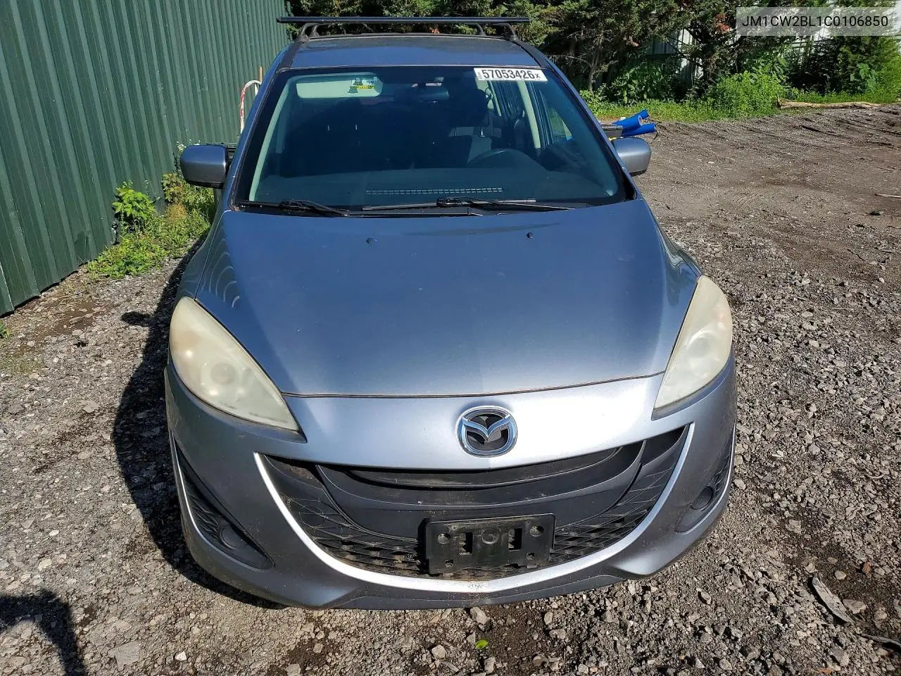 2012 Mazda 5 VIN: JM1CW2BL1C0106850 Lot: 57053426