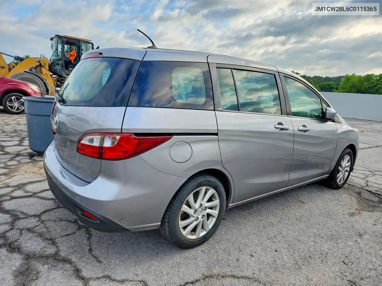 2012 Mazda 5 VIN: JM1CW2BL6C0115365 Lot: 57170636