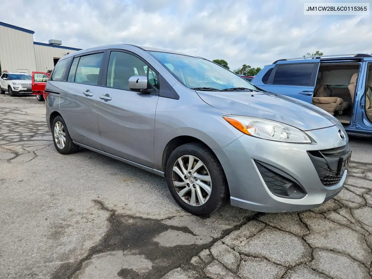 2012 Mazda 5 VIN: JM1CW2BL6C0115365 Lot: 57170636