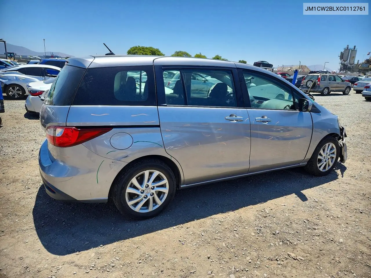 2012 Mazda 5 VIN: JM1CW2BLXC0112761 Lot: 57270026