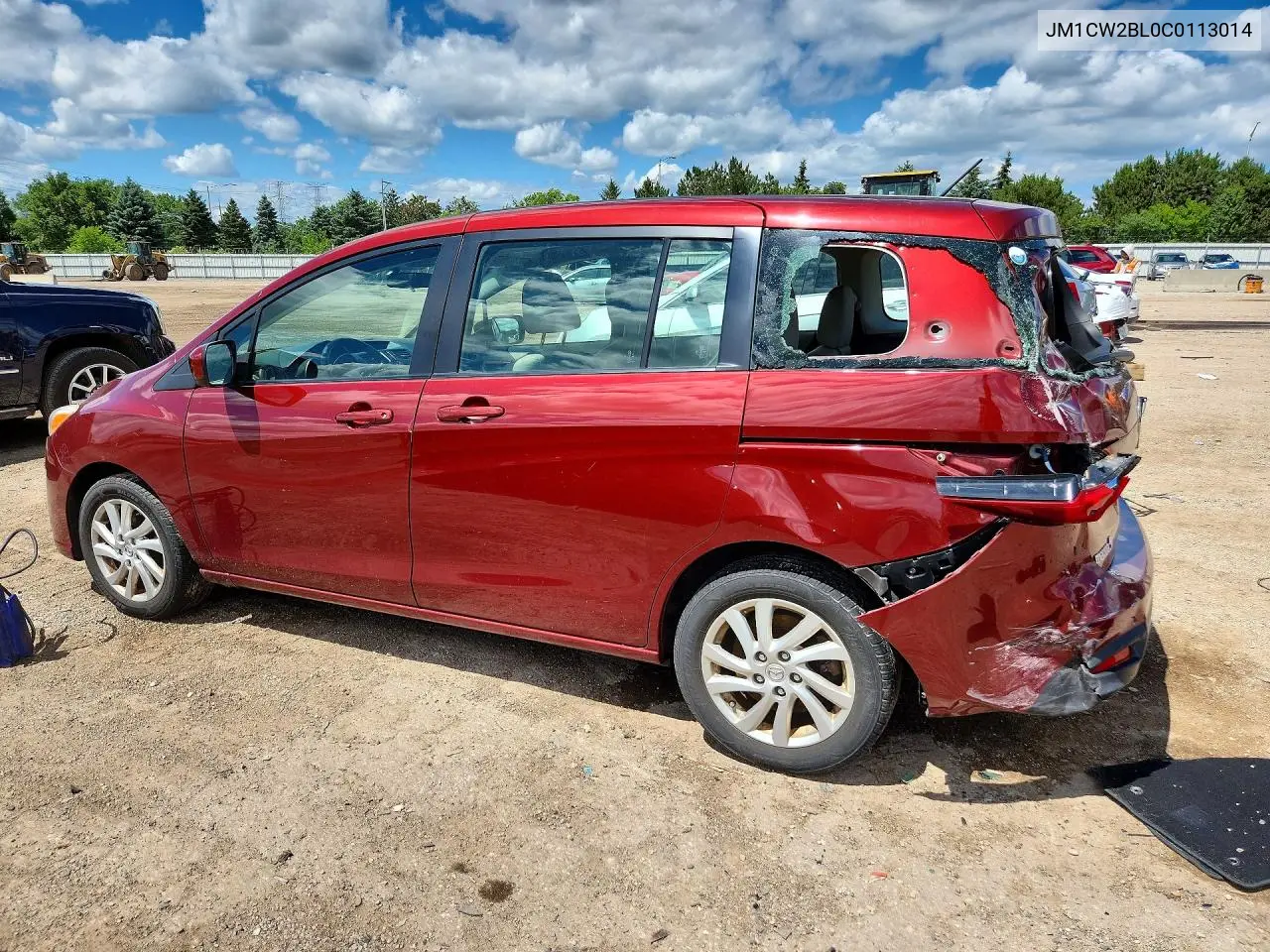 2012 Mazda 5 VIN: JM1CW2BL0C0113014 Lot: 57610766