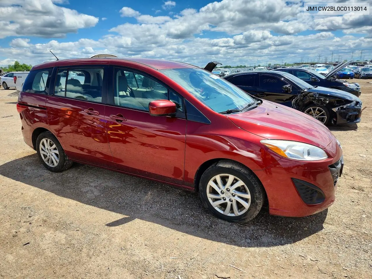 2012 Mazda 5 VIN: JM1CW2BL0C0113014 Lot: 57610766