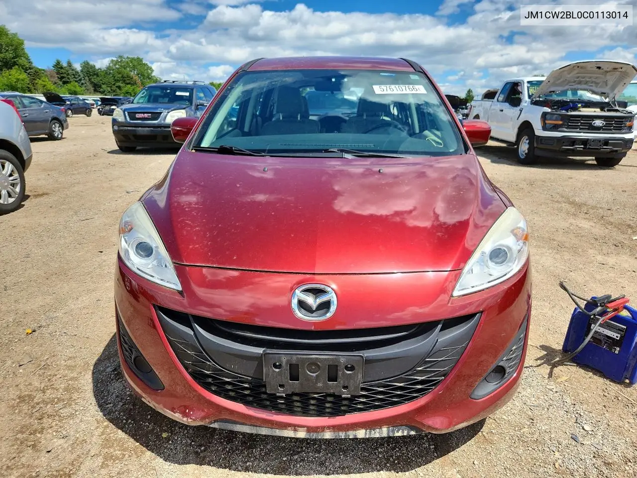 2012 Mazda 5 VIN: JM1CW2BL0C0113014 Lot: 57610766