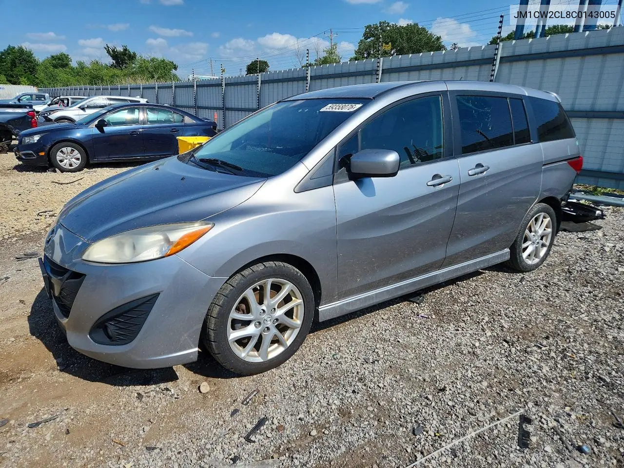 2012 Mazda 5 VIN: JM1CW2CL8C0143005 Lot: 59358076