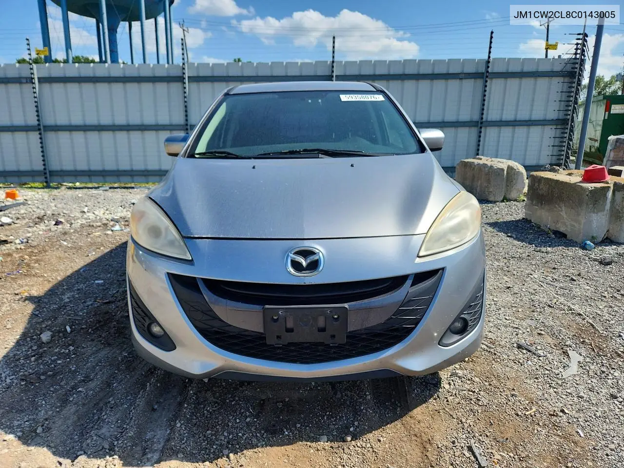2012 Mazda 5 VIN: JM1CW2CL8C0143005 Lot: 59358076
