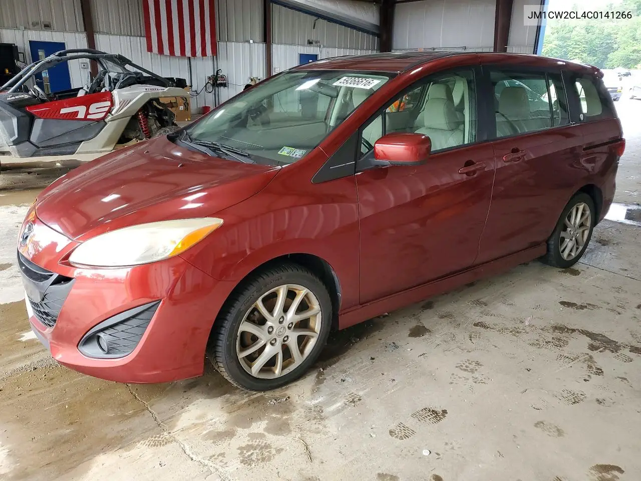 2012 Mazda 5 VIN: JM1CW2CL4C0141266 Lot: 59366616