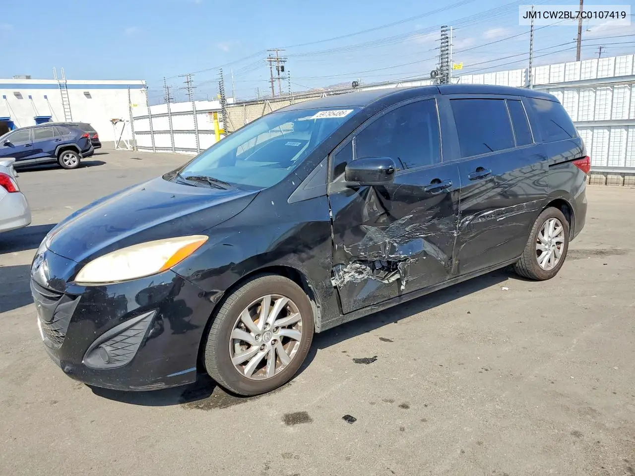 2012 Mazda 5 VIN: JM1CW2BL7C0107419 Lot: 59795486