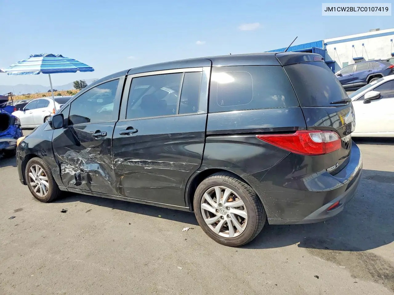 2012 Mazda 5 VIN: JM1CW2BL7C0107419 Lot: 59795486