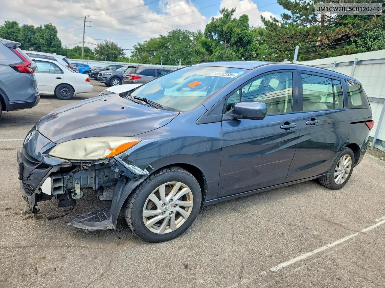 2012 Mazda 5 VIN: JM1CW2BL5C0120749 Lot: 60223356