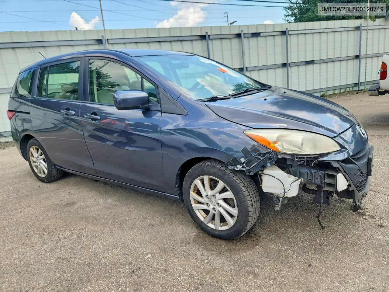 2012 Mazda 5 VIN: JM1CW2BL5C0120749 Lot: 60223356