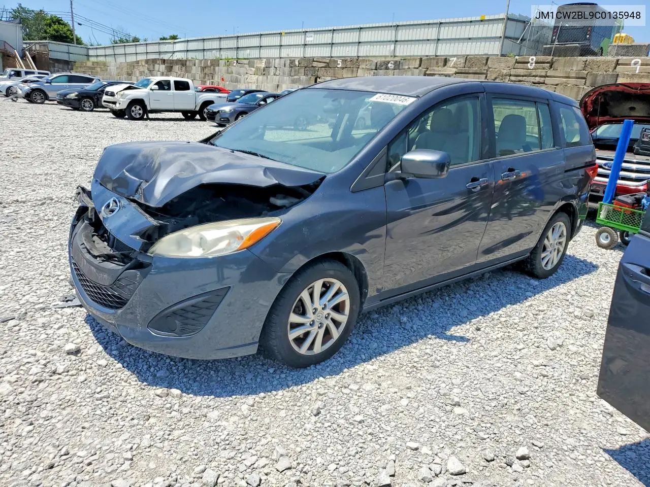 2012 Mazda 5 VIN: JM1CW2BL9C0135948 Lot: 61020046