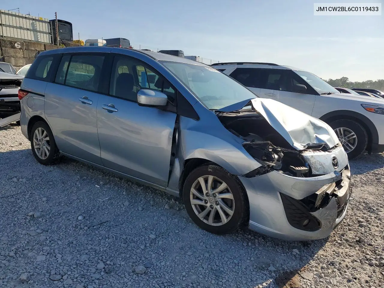 2012 Mazda 5 VIN: JM1CW2BL6C0119433 Lot: 61285166
