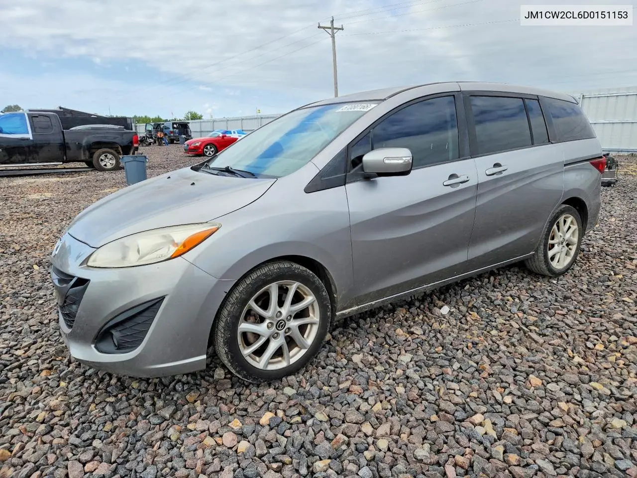 2013 Mazda 5 VIN: JM1CW2CL6D0151153 Lot: 57080166
