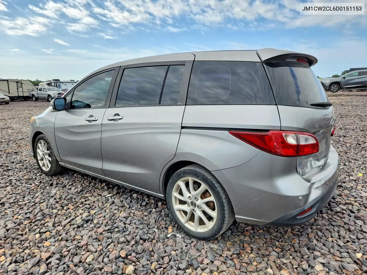2013 Mazda 5 VIN: JM1CW2CL6D0151153 Lot: 57080166