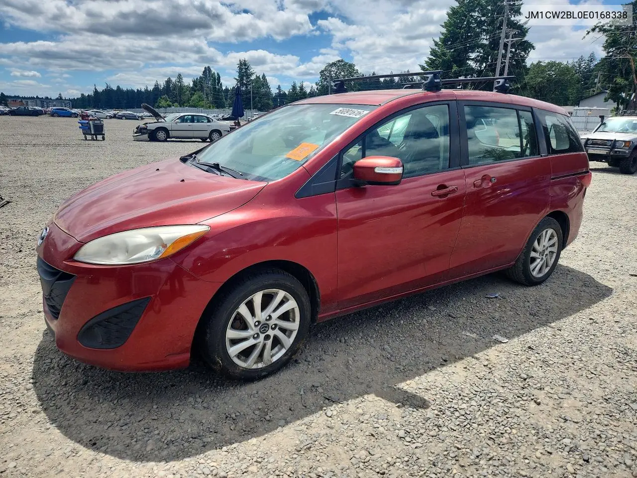2014 Mazda 5 Sport VIN: JM1CW2BL0E0168338 Lot: 56091616