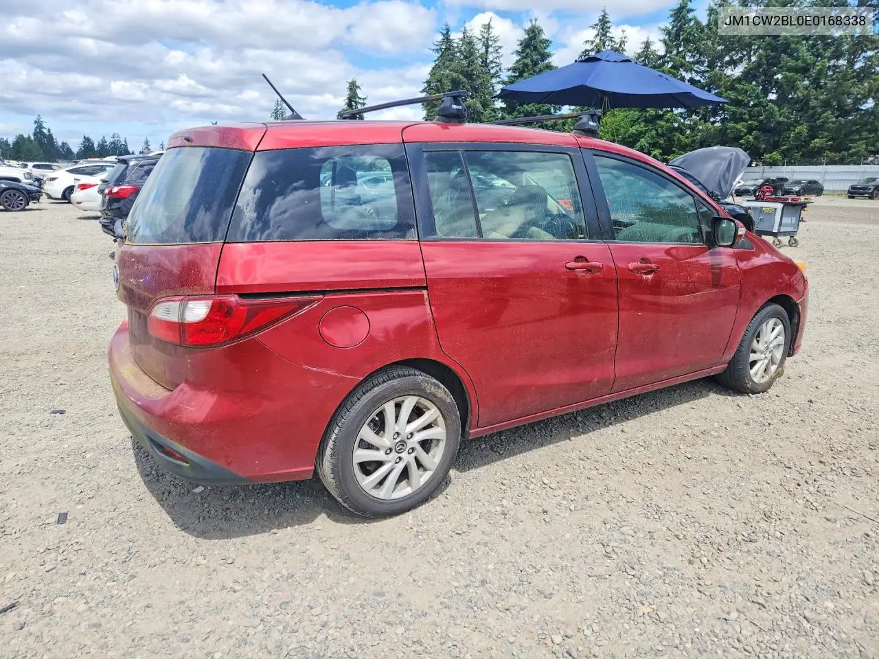 2014 Mazda 5 Sport VIN: JM1CW2BL0E0168338 Lot: 56091616