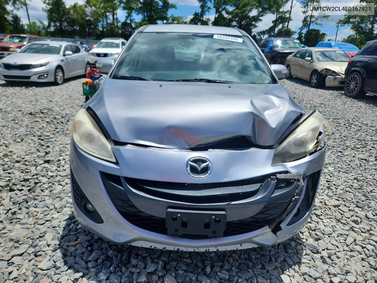 2014 Mazda 5 Touring VIN: JM1CW2CL4E0167921 Lot: 58332166