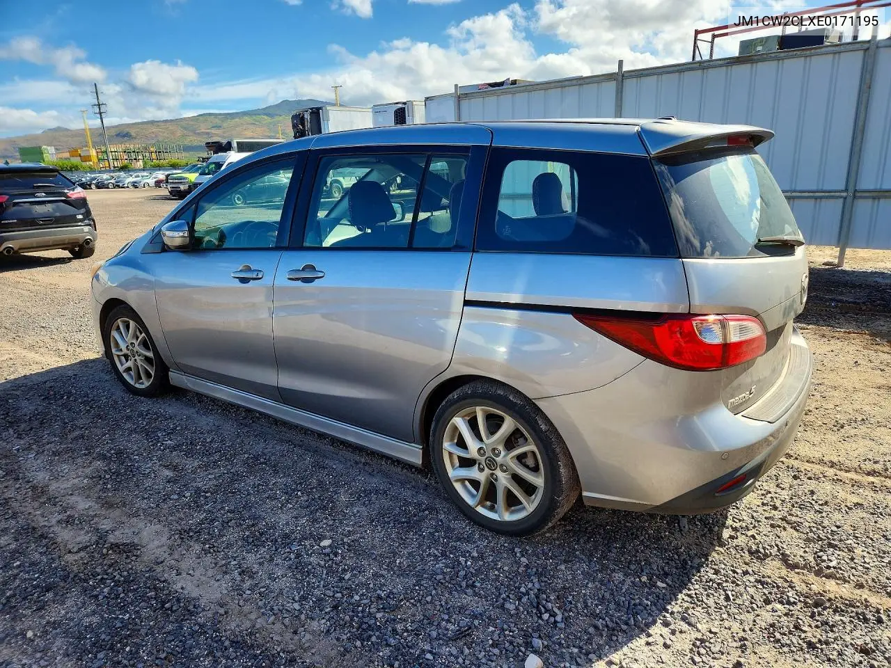 2014 Mazda 5 Touring VIN: JM1CW2CLXE0171195 Lot: 60529696