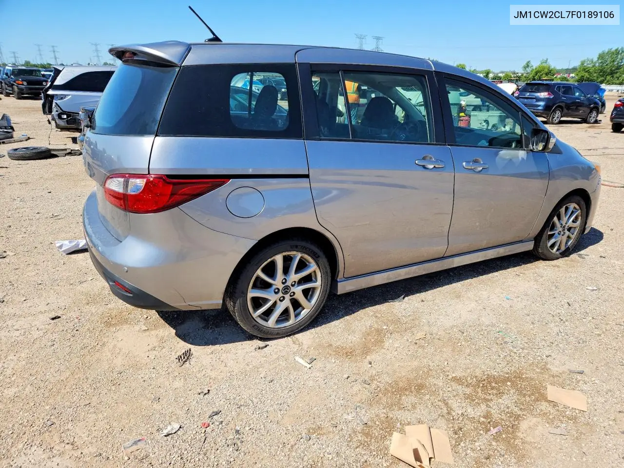 2015 Mazda 5 Touring VIN: JM1CW2CL7F0189106 Lot: 57081436