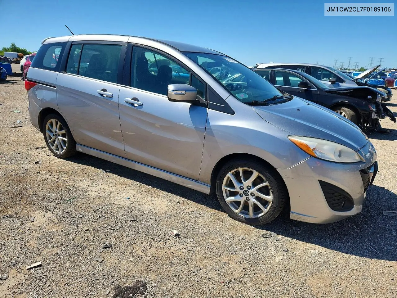 2015 Mazda 5 Touring VIN: JM1CW2CL7F0189106 Lot: 57081436