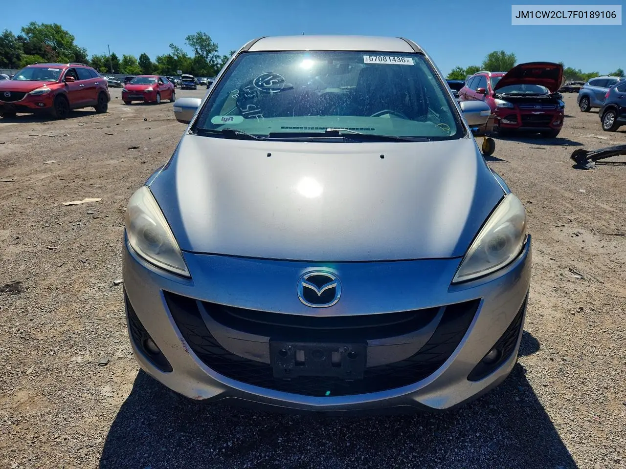 2015 Mazda 5 Touring VIN: JM1CW2CL7F0189106 Lot: 57081436