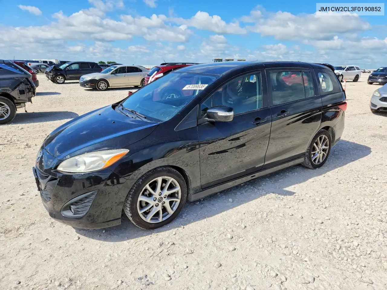 2015 Mazda 5 Touring VIN: JM1CW2CL3F0190852 Lot: 57089636