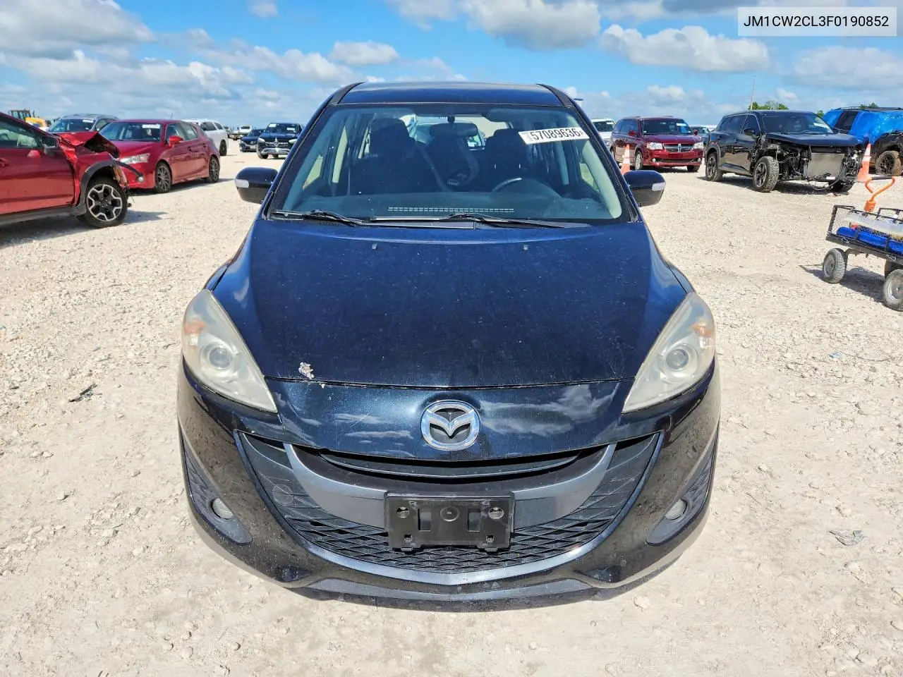 2015 Mazda 5 Touring VIN: JM1CW2CL3F0190852 Lot: 57089636