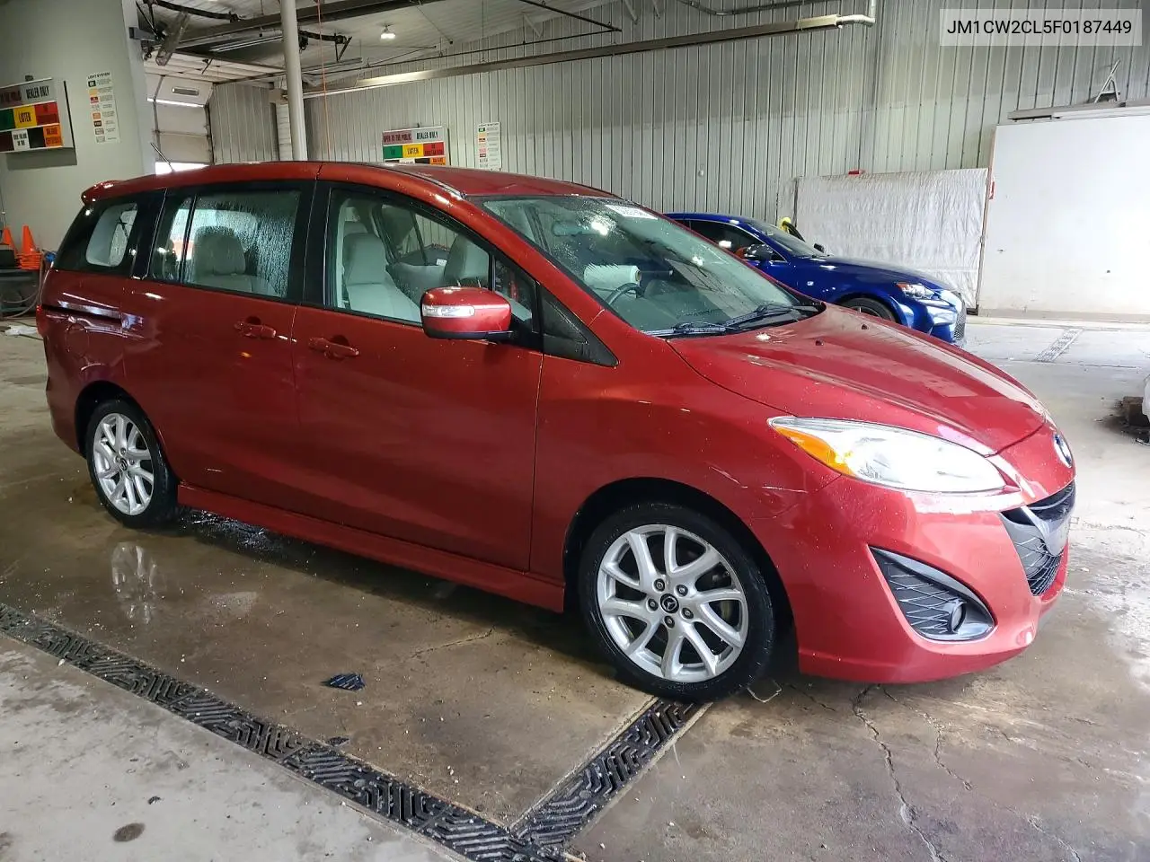 2015 Mazda 5 Touring VIN: JM1CW2CL5F0187449 Lot: 60267946