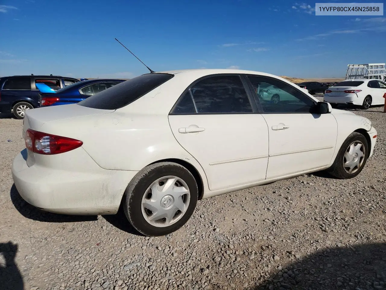 2004 Mazda 6 I VIN: 1YVFP80CX45N25858 Lot: 60620596